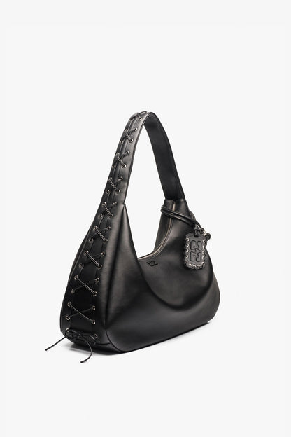 Black Black XXL Hobo Bag - GANNI