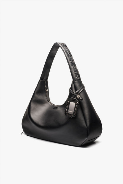 Black Black XXL Hobo Bag - GANNI