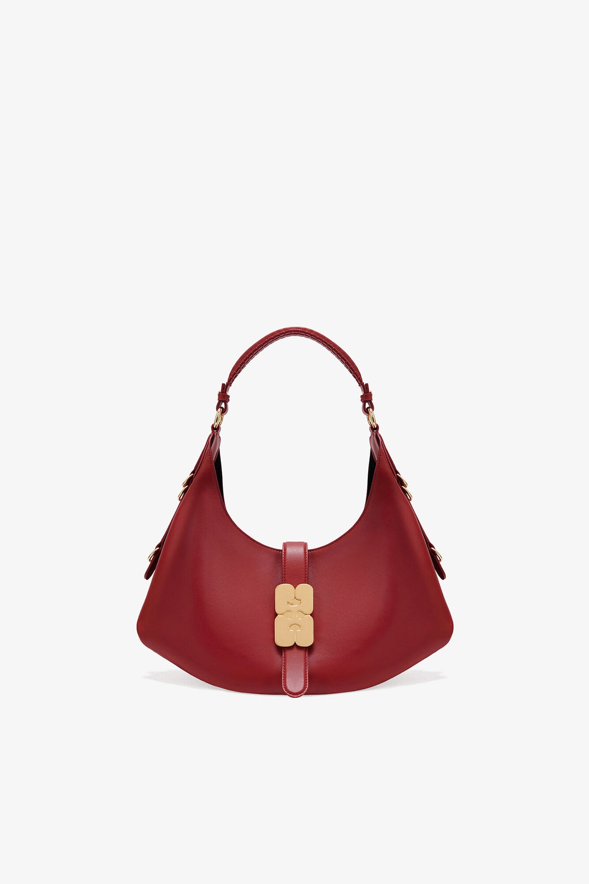 Red Dahlia Red Small Kat Bag - GANNI