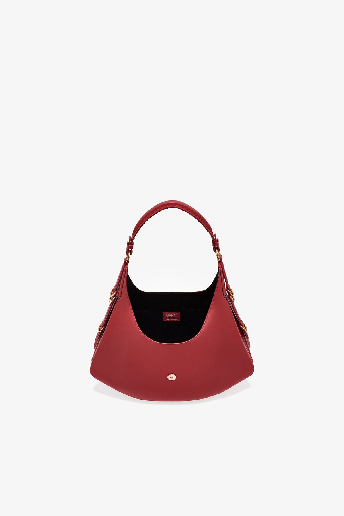 Red Dahlia Red Small Kat Bag - GANNI