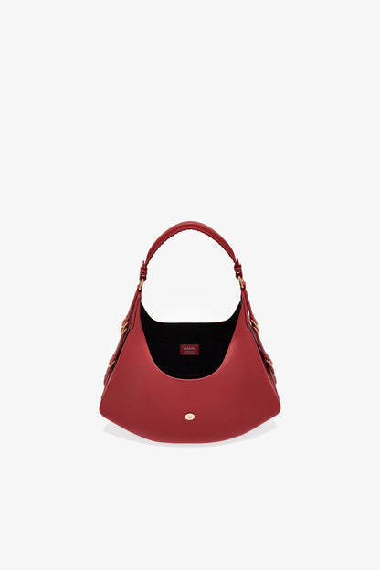 Red Dahlia Red Small Kat Bag - GANNI
