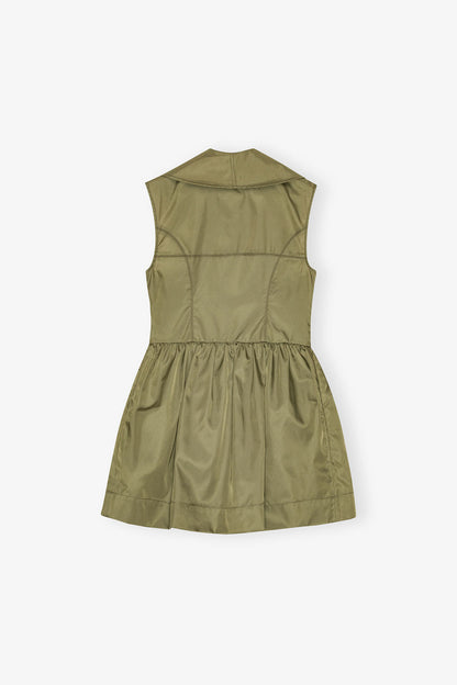 Dress in Green Nylon - GANNI