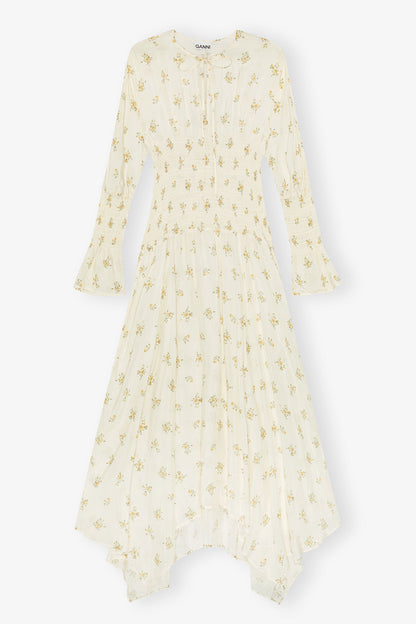 Dress in Printed Viscose - GANNI