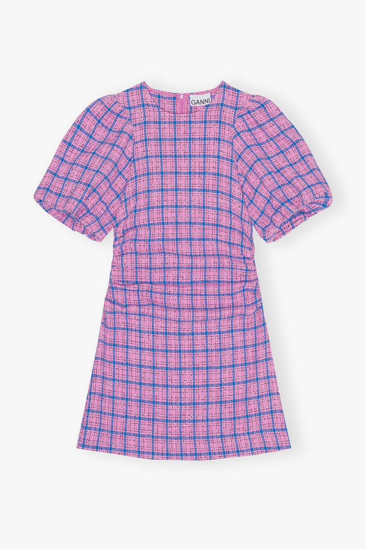 Check Suiting Mini Dress - GANNI