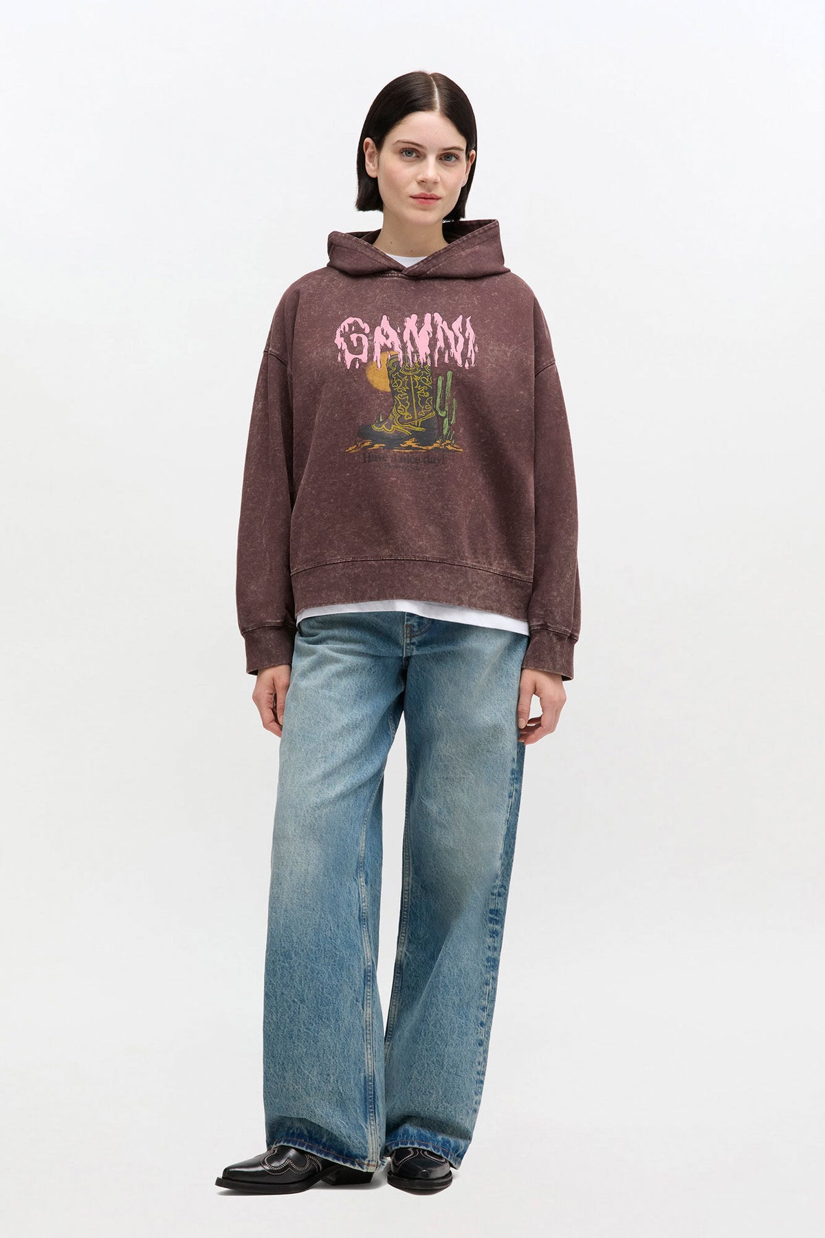 Vintage Wash Hoodie - GANNI