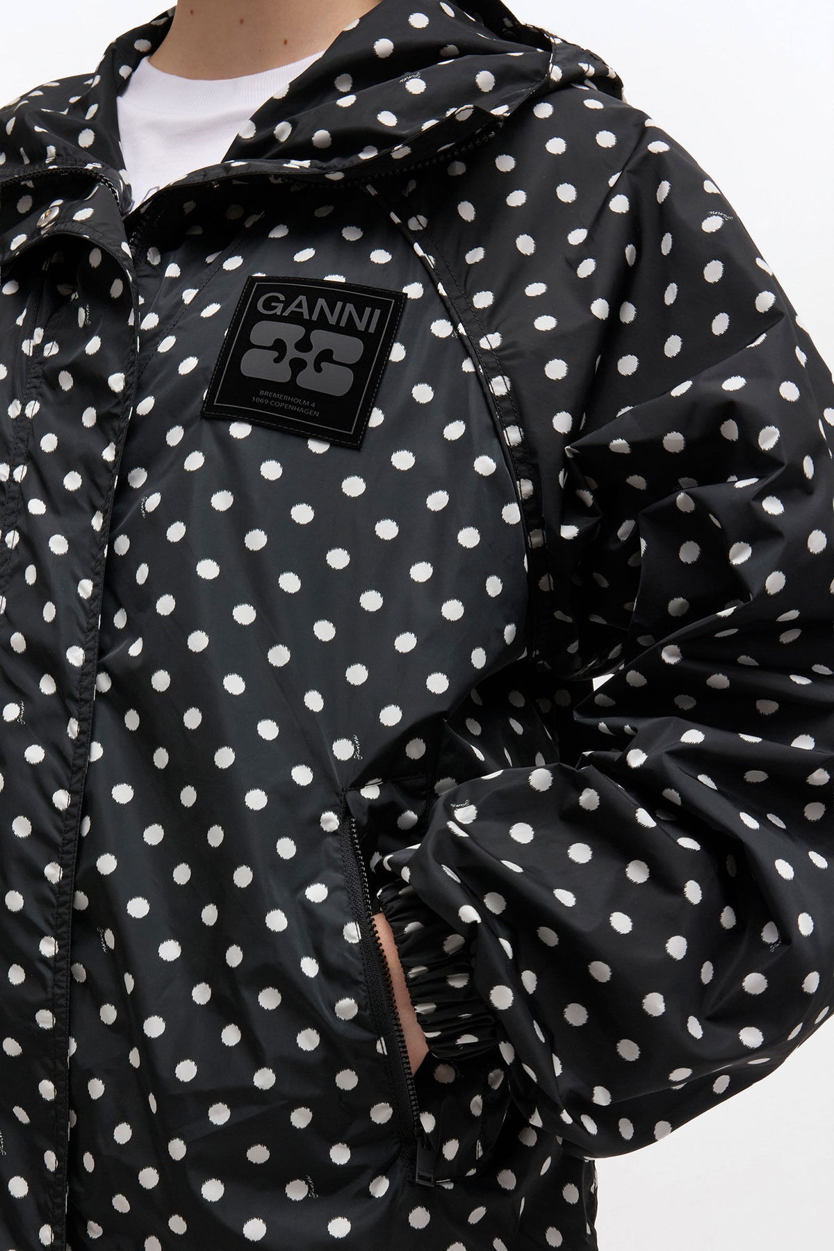 Printed Nylon Jacket - GANNI
