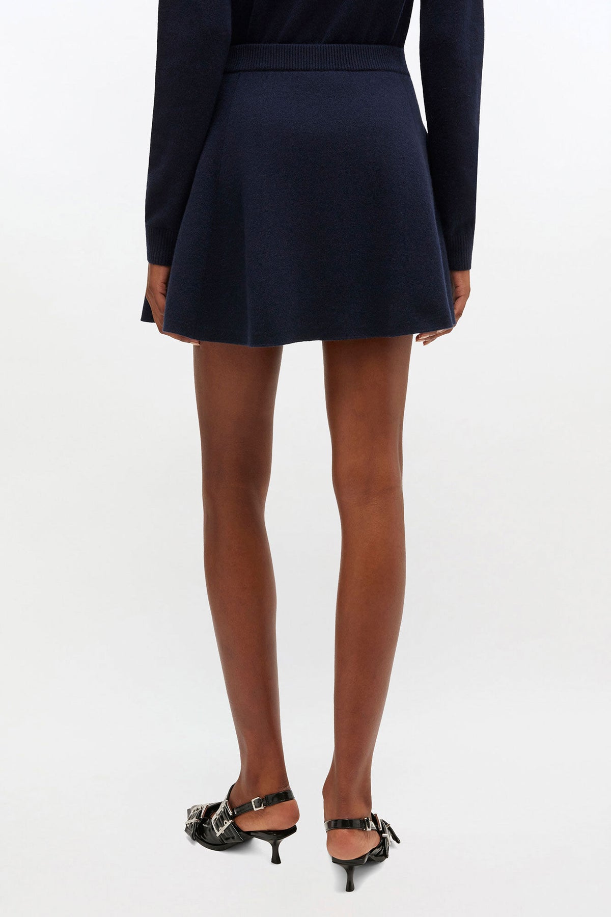 Cashmere Wool Mini Skirt - GANNI