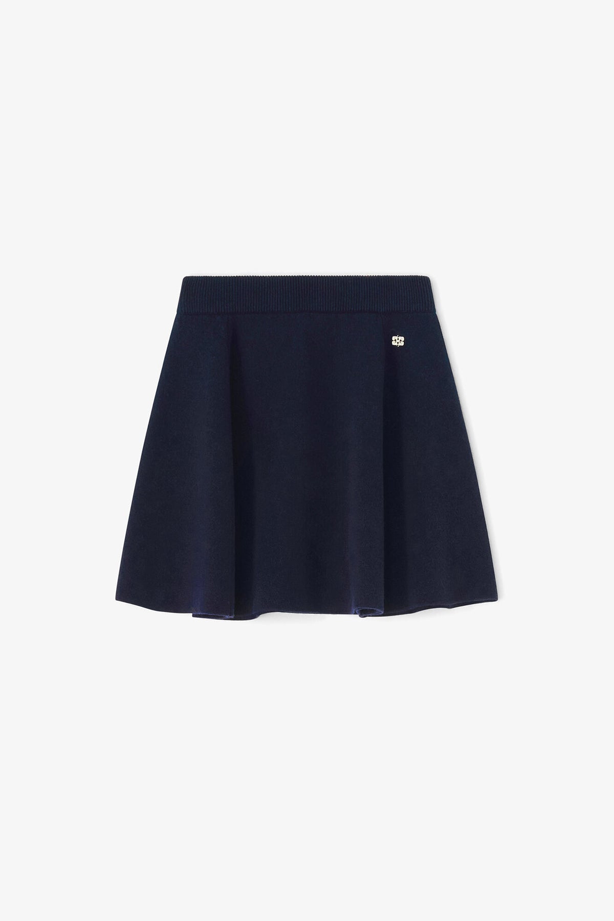 Cashmere Wool Mini Skirt - GANNI
