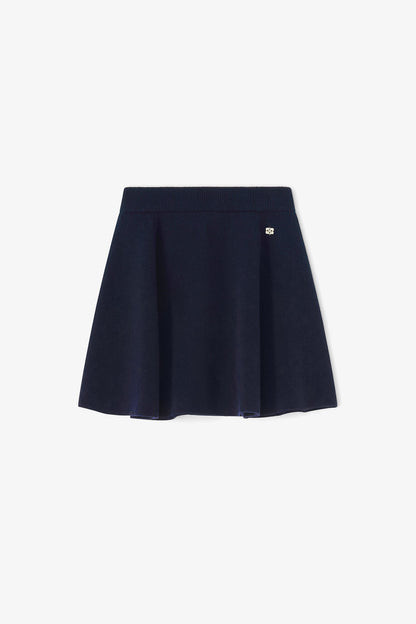 Cashmere Wool Mini Skirt - GANNI