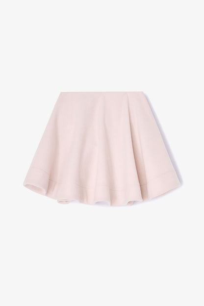 Peacoat Wool Circle Skirt - GANNI