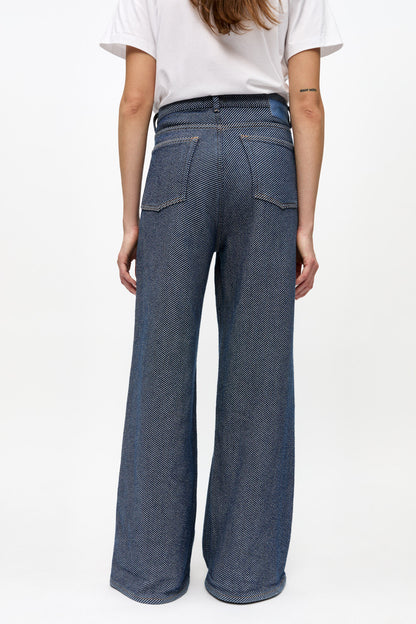 Blue Twill Marri Jeans - GANNI