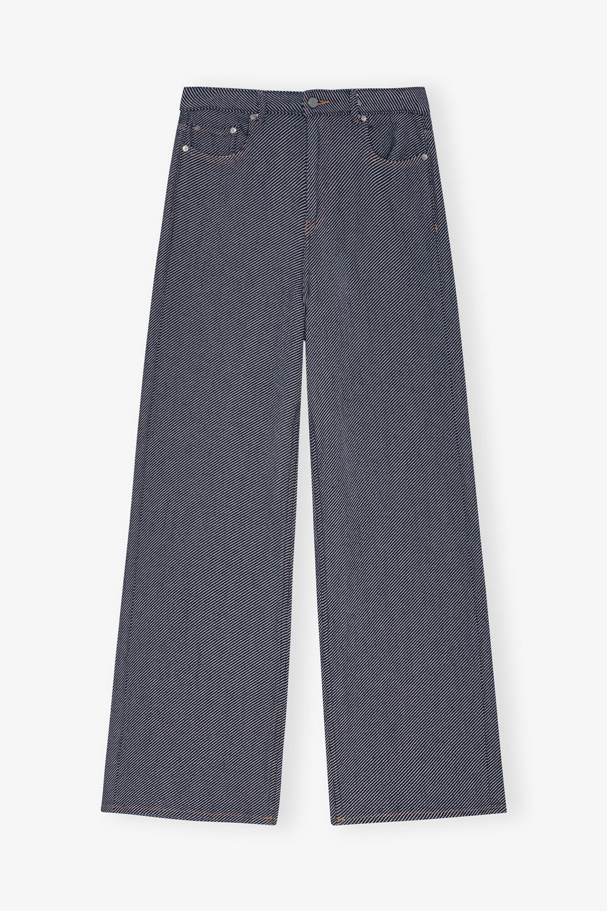 Blue Twill Marri Jeans - GANNI