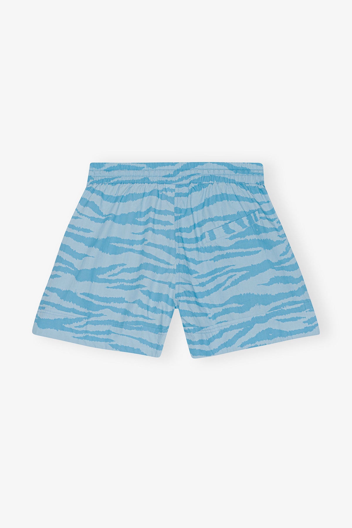 Printed Cotton Elasticated Shorts - GANNI