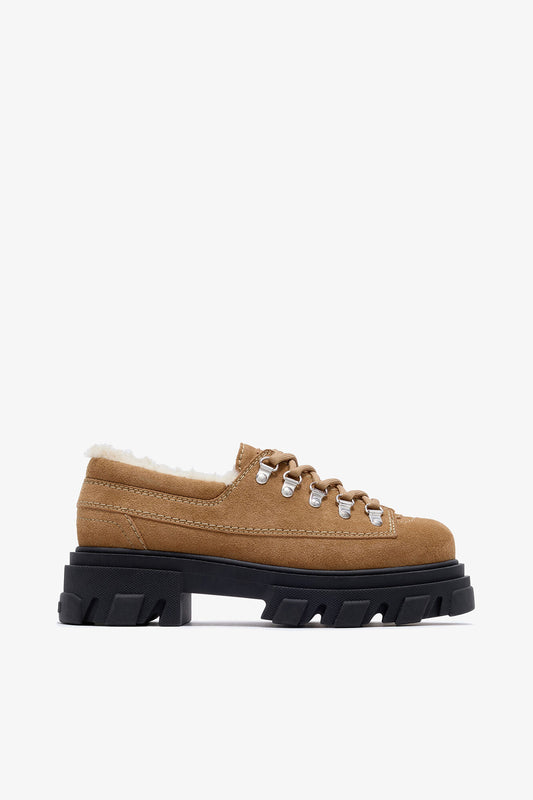 Cleated Derbies in Brown - GANNI