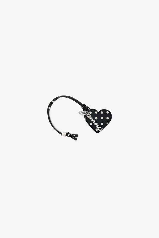 Black Heart Mirror with Dots - GANNI