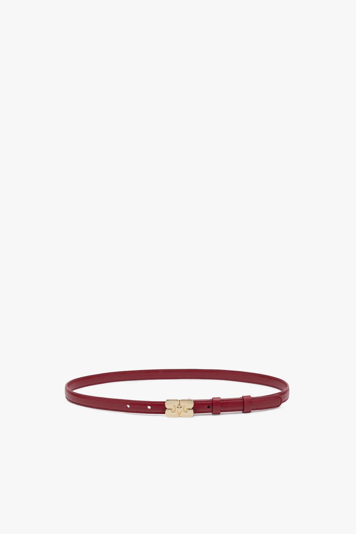 Kat Belt Small in Red - GANNI