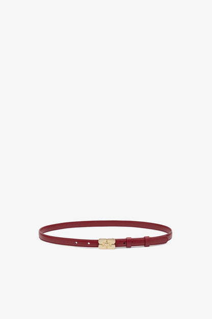 Kat Belt Small in Red - GANNI