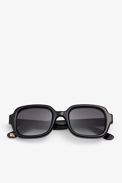 Black GANNI x Ace & Tate Black Twiggy Sunglasses - GANNI