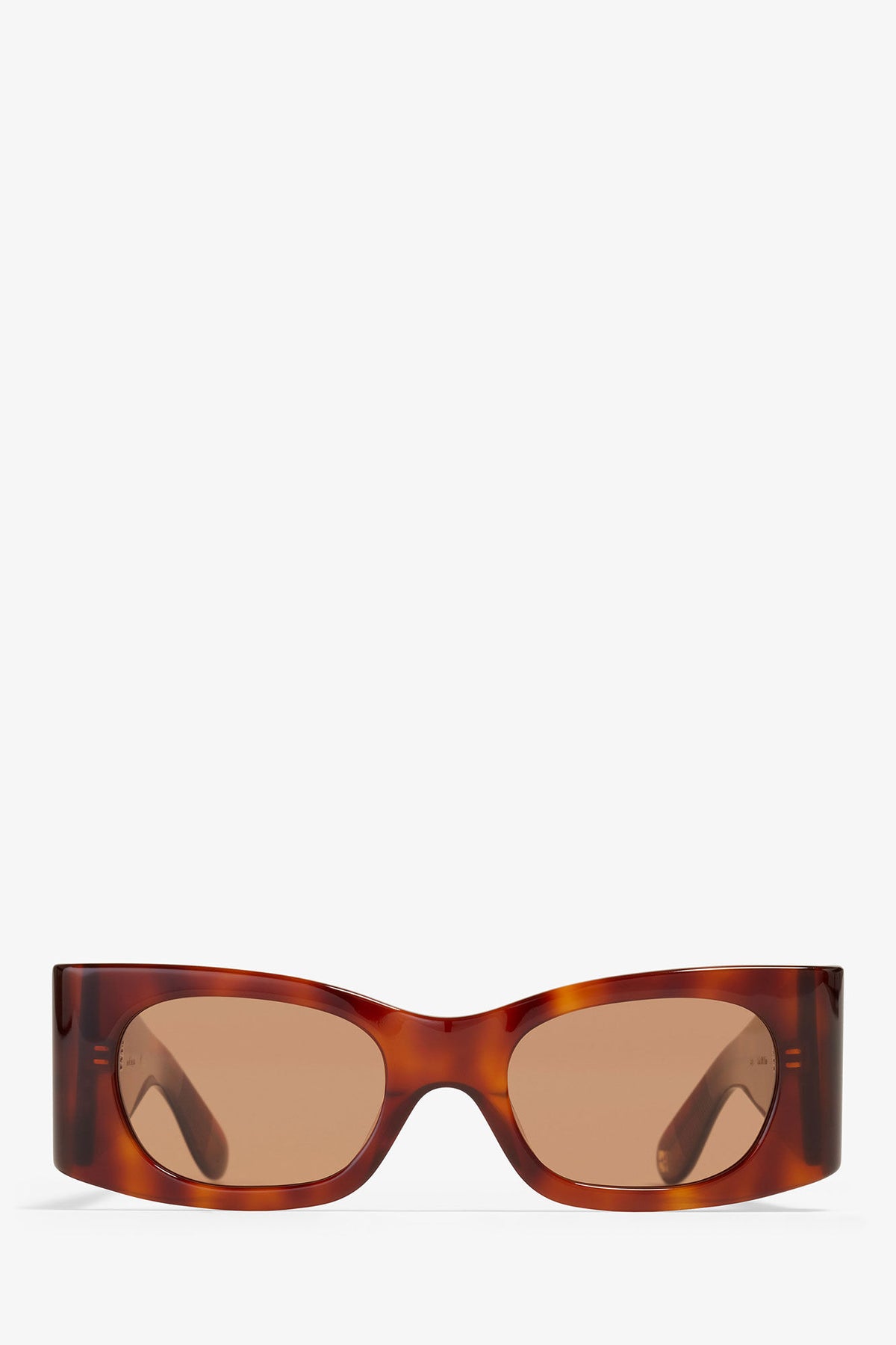 Tiger's Eye GANNI x Ace & Tate Tiger's Eye Kayla Sunglasses - GANNI
