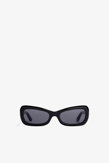 Black GANNI x Ace & Tate Brooke Sunglasses - GANNI