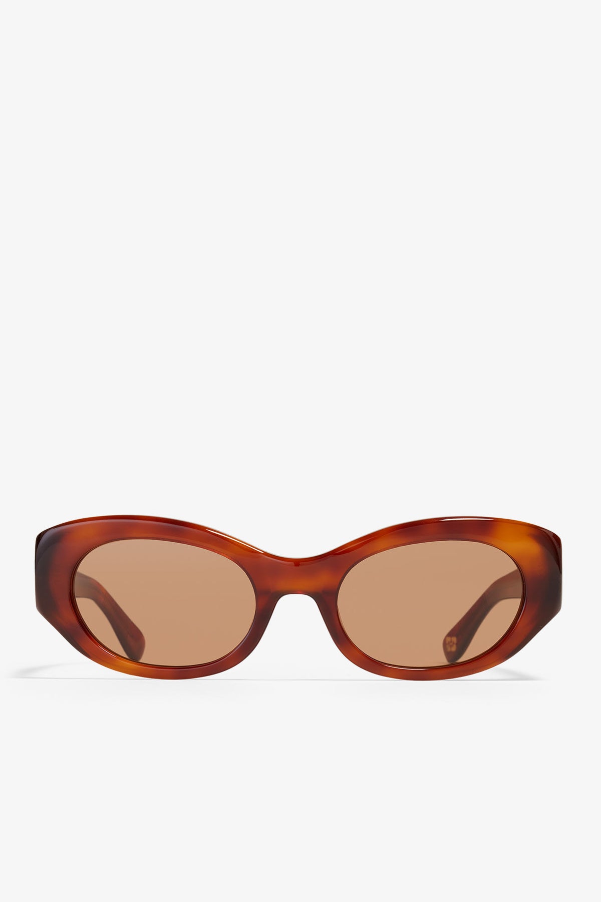 Tiger's Eye GANNI x Ace & Tate Tiger's Eye Dakota Sunglasses - GANNI