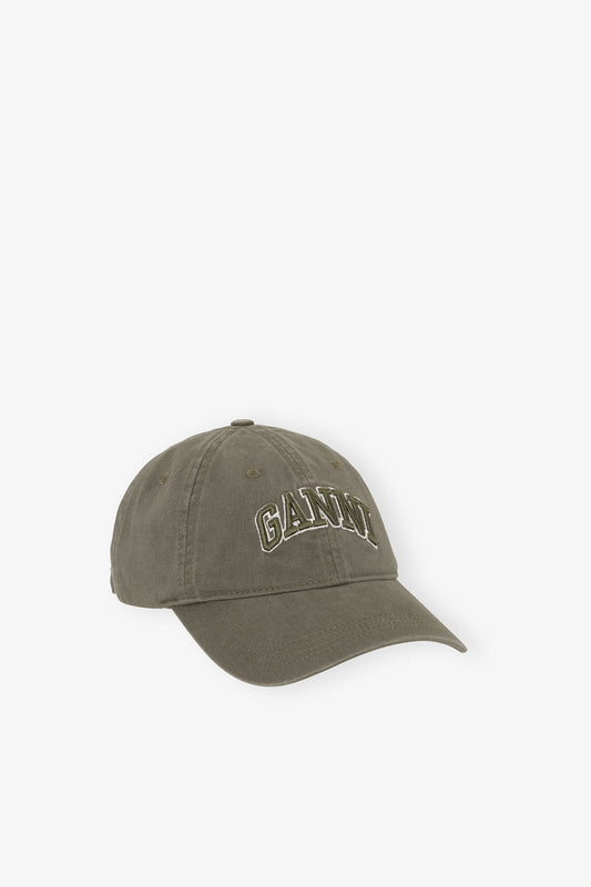 Kalamata Green Canvas Cap - GANNI