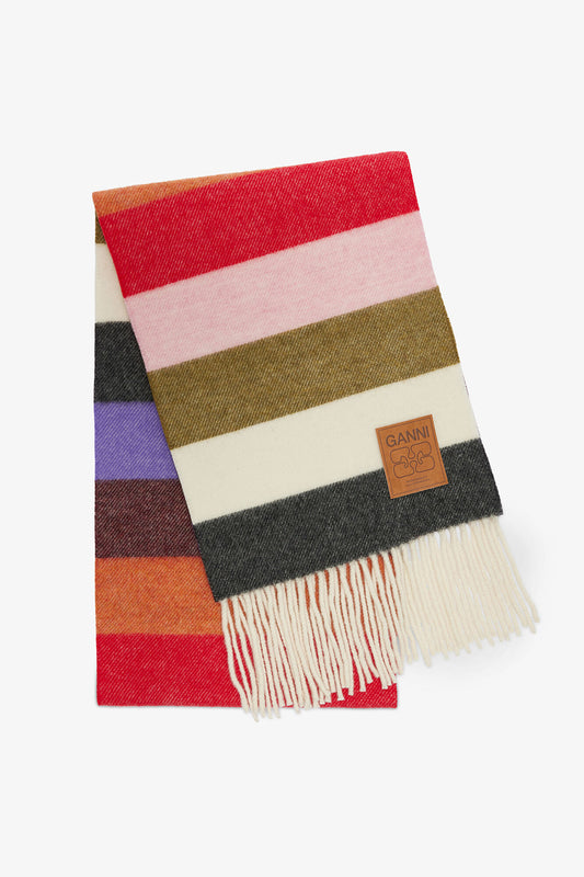 Wool Knit Scarf - GANNI